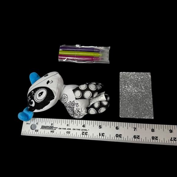 My Look Color & Create Plush Set Sparkly Dog Cat Toys 2010 Cra-Z-Art Pens Pad - Picture 4 of 4